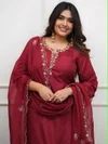 KF 2106 Kalaai Roman Silk Kurti With Bottom Dupatta
